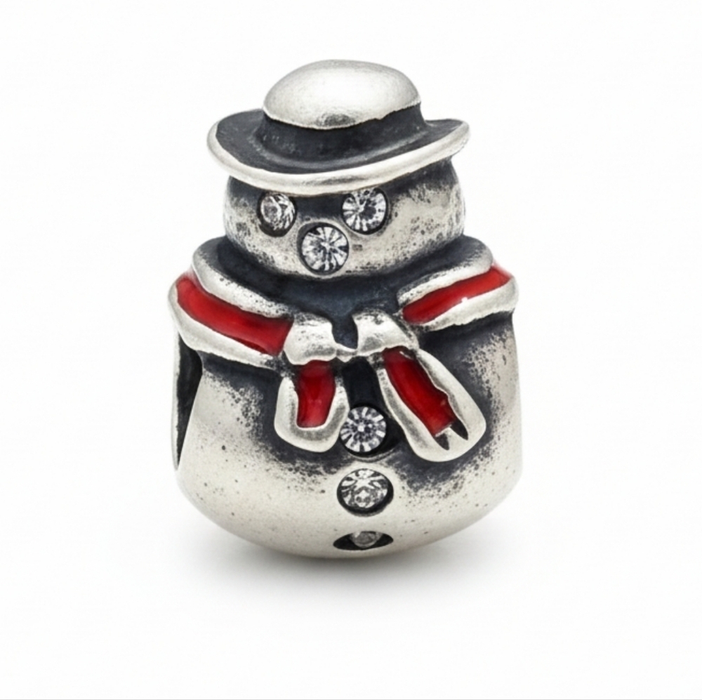 Michael Anthony Snowman Charm Genuine MA 925 Italy
